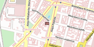 Zachodniopomorski Uniwersytet Technologiczny w Szczecinie Stettin Stadtplan
